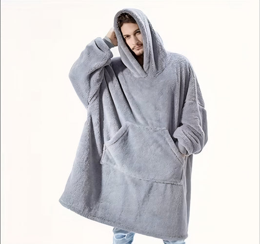 Sherpa™ Oversized Hoodie — Grey