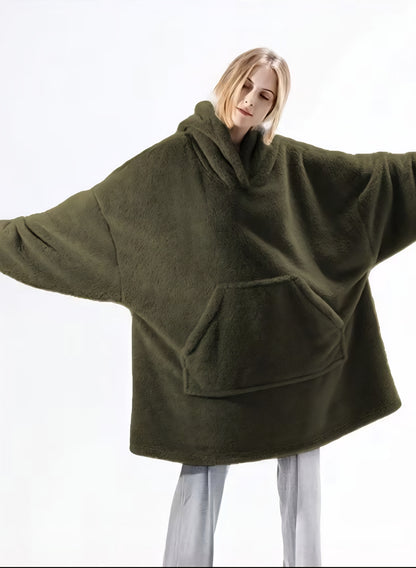 Sherpa™ OverSized Hoodie-Green