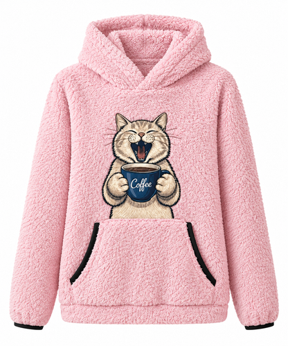 Sherpa™ Hoodie Women's pink kitty sherpa