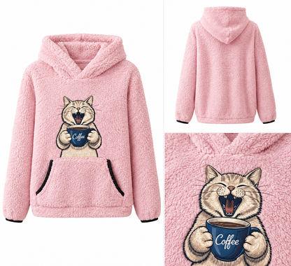 Sherpa™ Hoodie Women's pink kitty sherpa