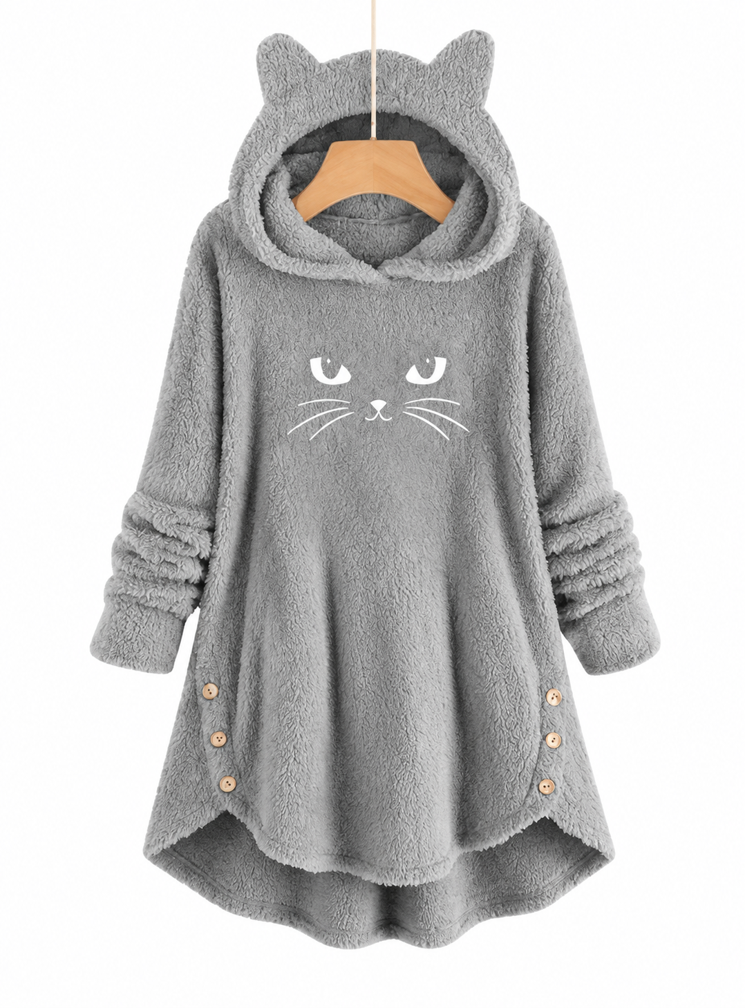 Sherpa™ Cat-Ear Hoodie Dress
