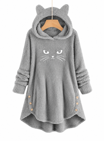 Sherpa™ Cat-Ear Hoodie Dress