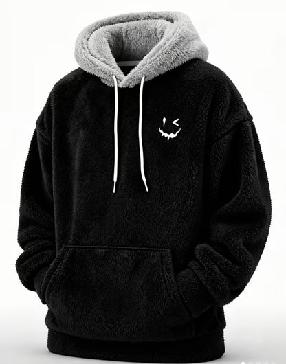Sherpa™ Black Hoodie