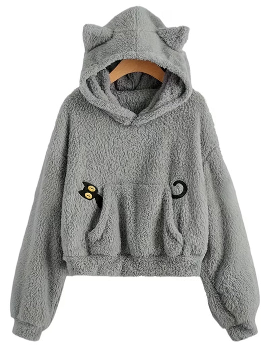 Sherpa™Grey Women's Hoodie